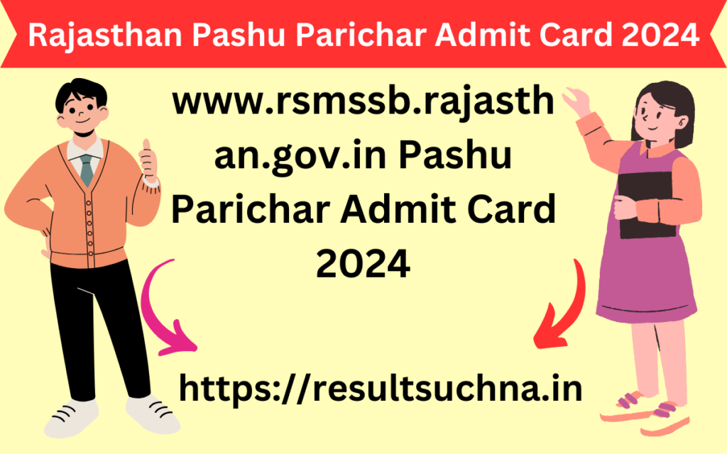 Rajasthan Pashu Parichar Admit Card 2024