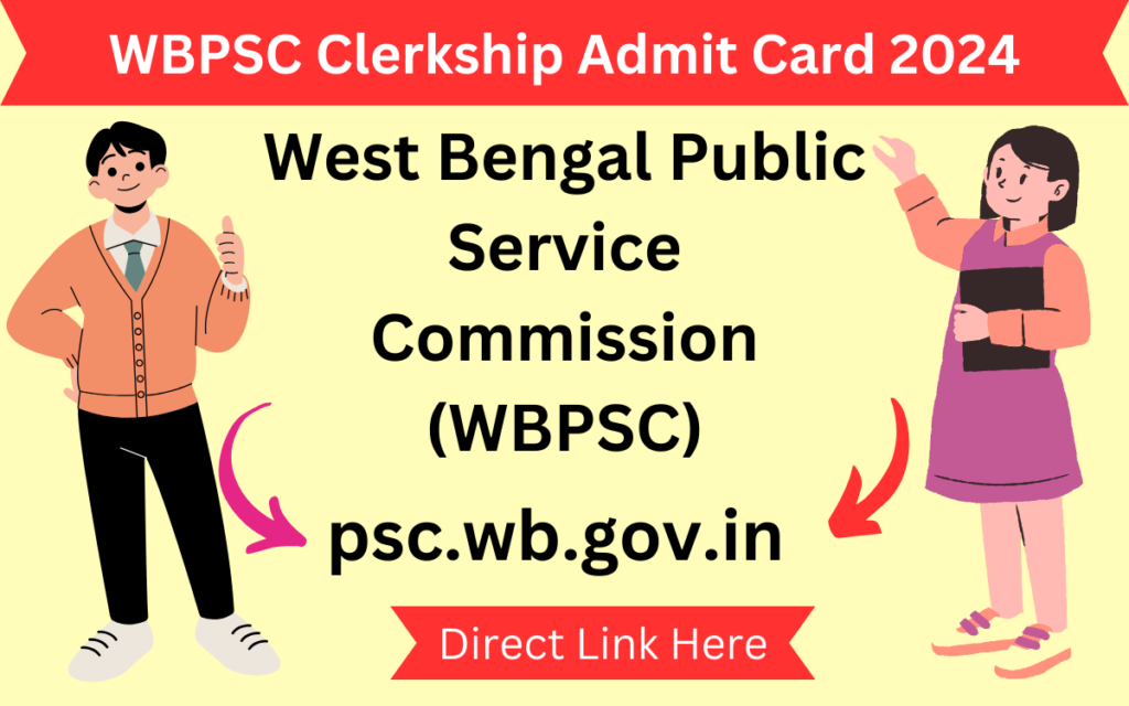 WBPSC Clerkship Admit Card 2024