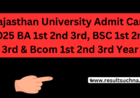 Rajasthan University Admit Card 2025