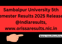 Sambalpur University 5th Semester Results 2025