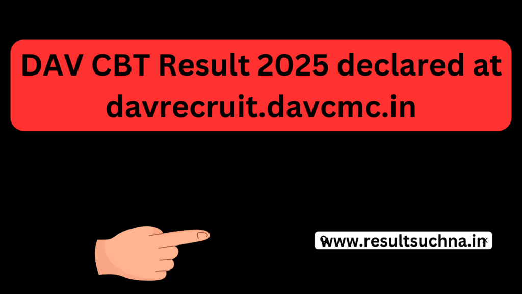 DAV CBT Result 2025