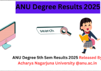 ANU Degree 5th Sem Results 2025