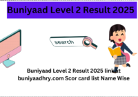 Buniyaad Level 2 Result 2025