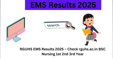 RGUHS EMS Results 2025