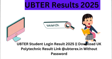 UBTER Student Login Result 2025